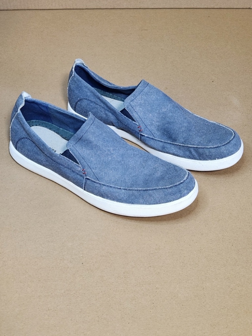 Hush Puppies Men's Slip-On Loafers in Denim Blue Sz 14